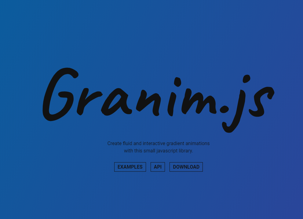 Return True - Granim.js - ساخت گرادیانت های شناور